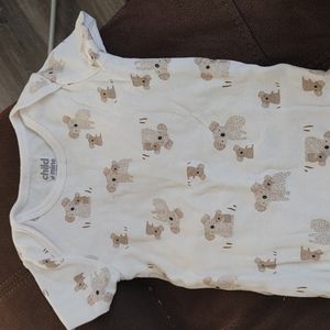 Unisex koala bear onesie